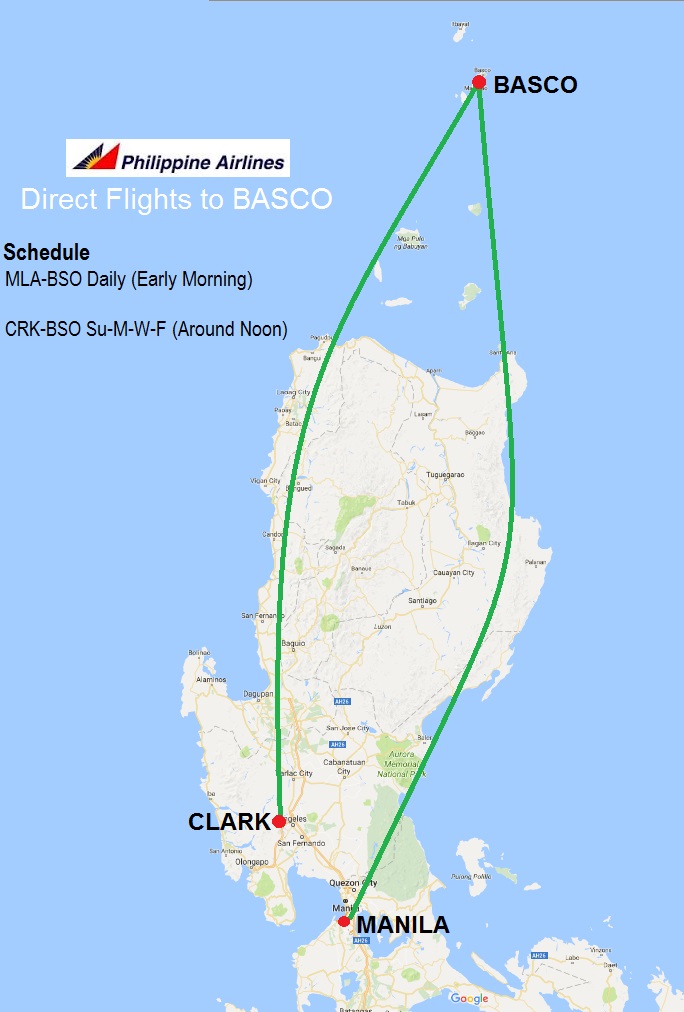 Philippine Airlines Clark to Basco Batanes Schedule and Route.jpg