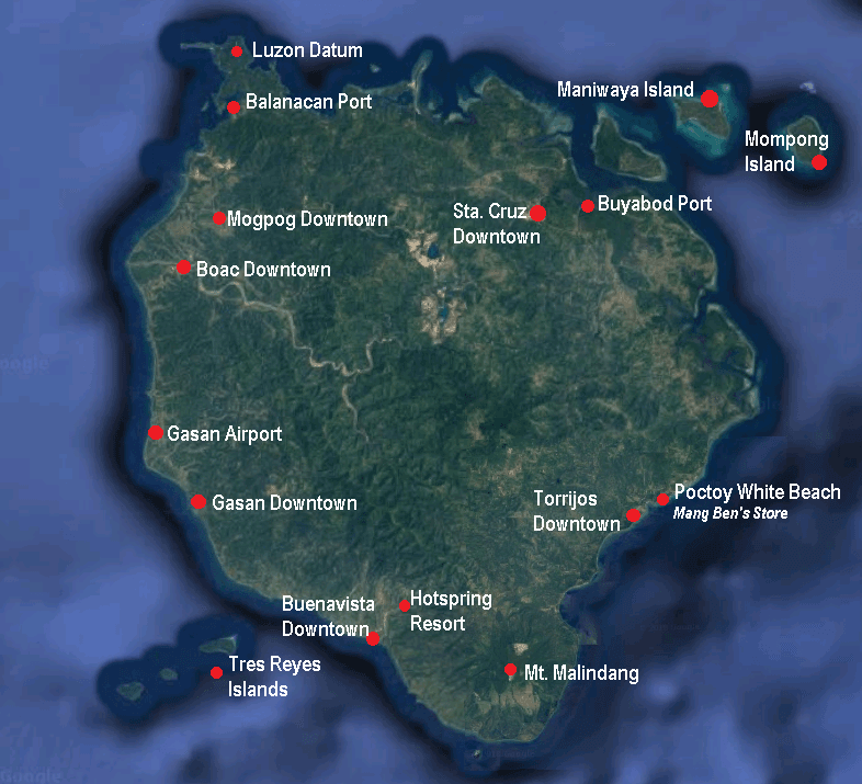 Map of Marinduque Tourist Spots Travel Guide KapampanganTraveller.png