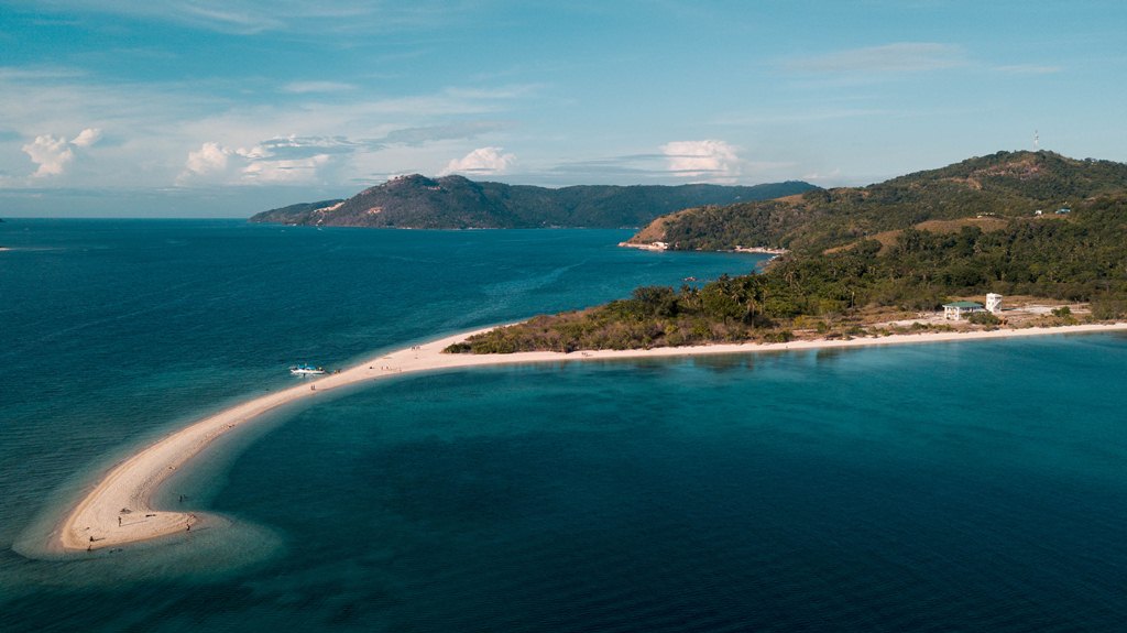 Drone Shot of Bonbon Beach Romblon Island Francis Velasco Biyahe ni Chois