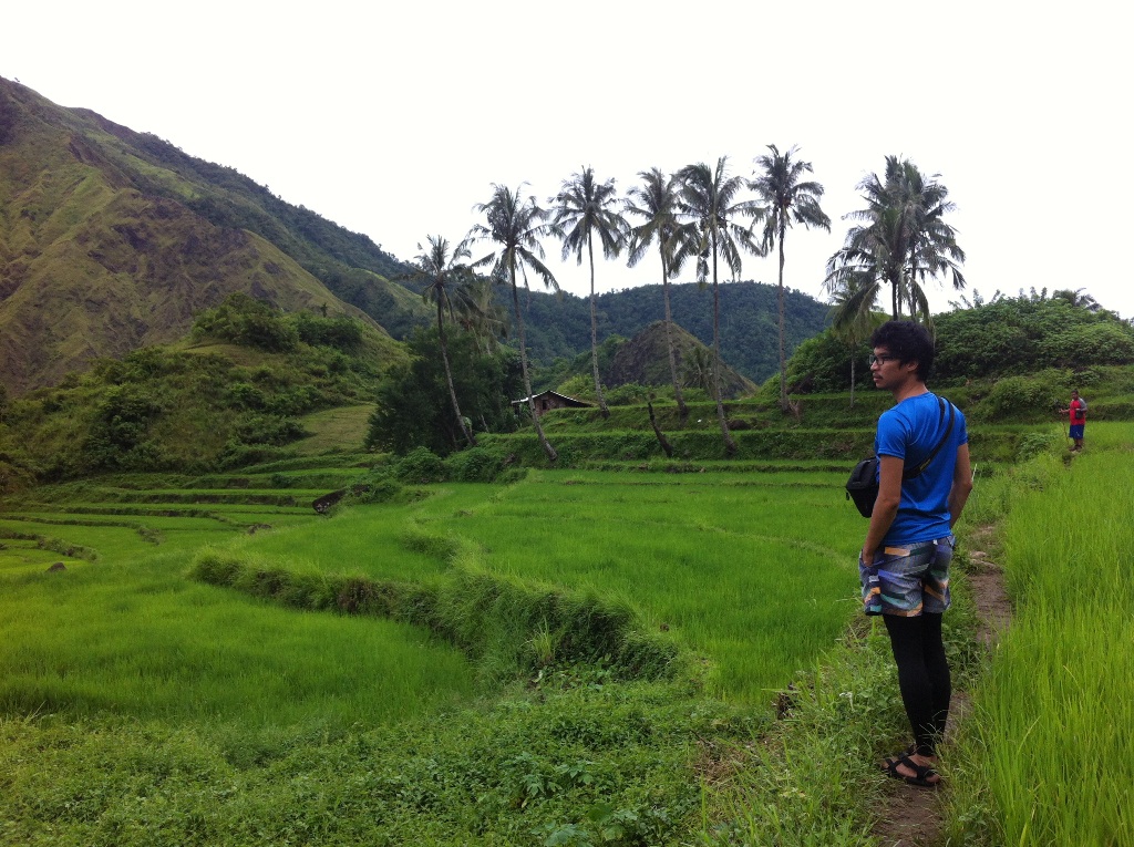 foot trail leading to view deck in general fullon antique rice terraces