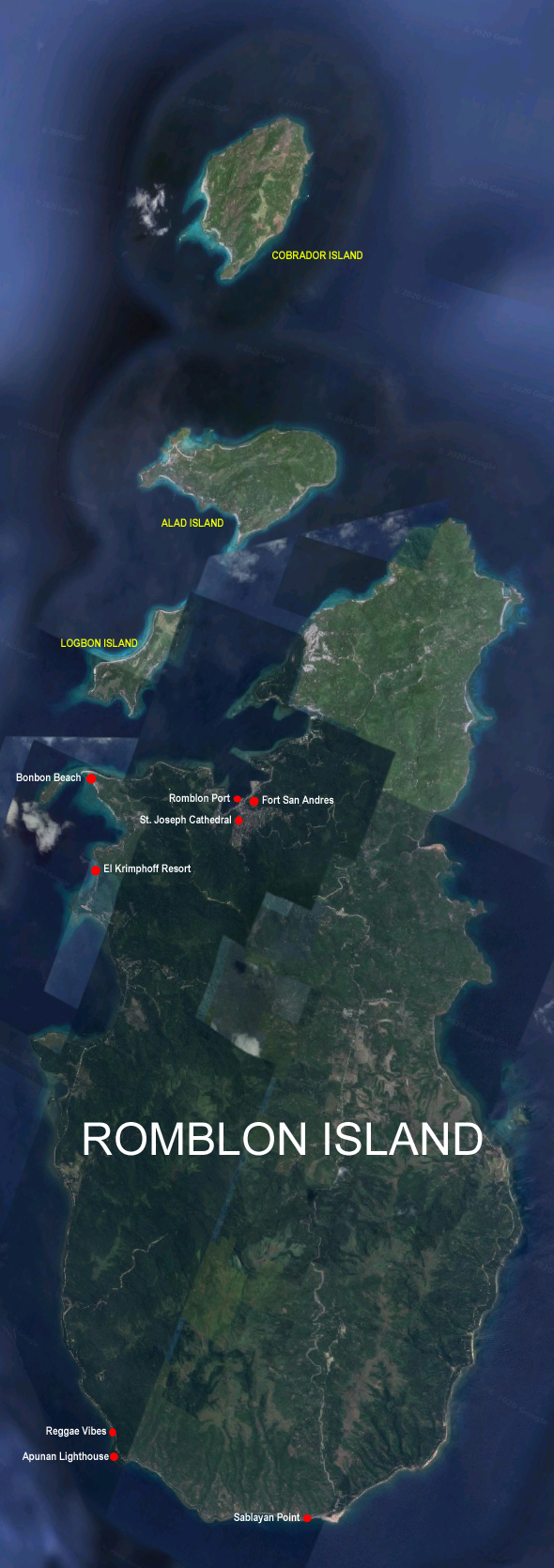 romblon island spot map of tourist destinations kapampangan traveller