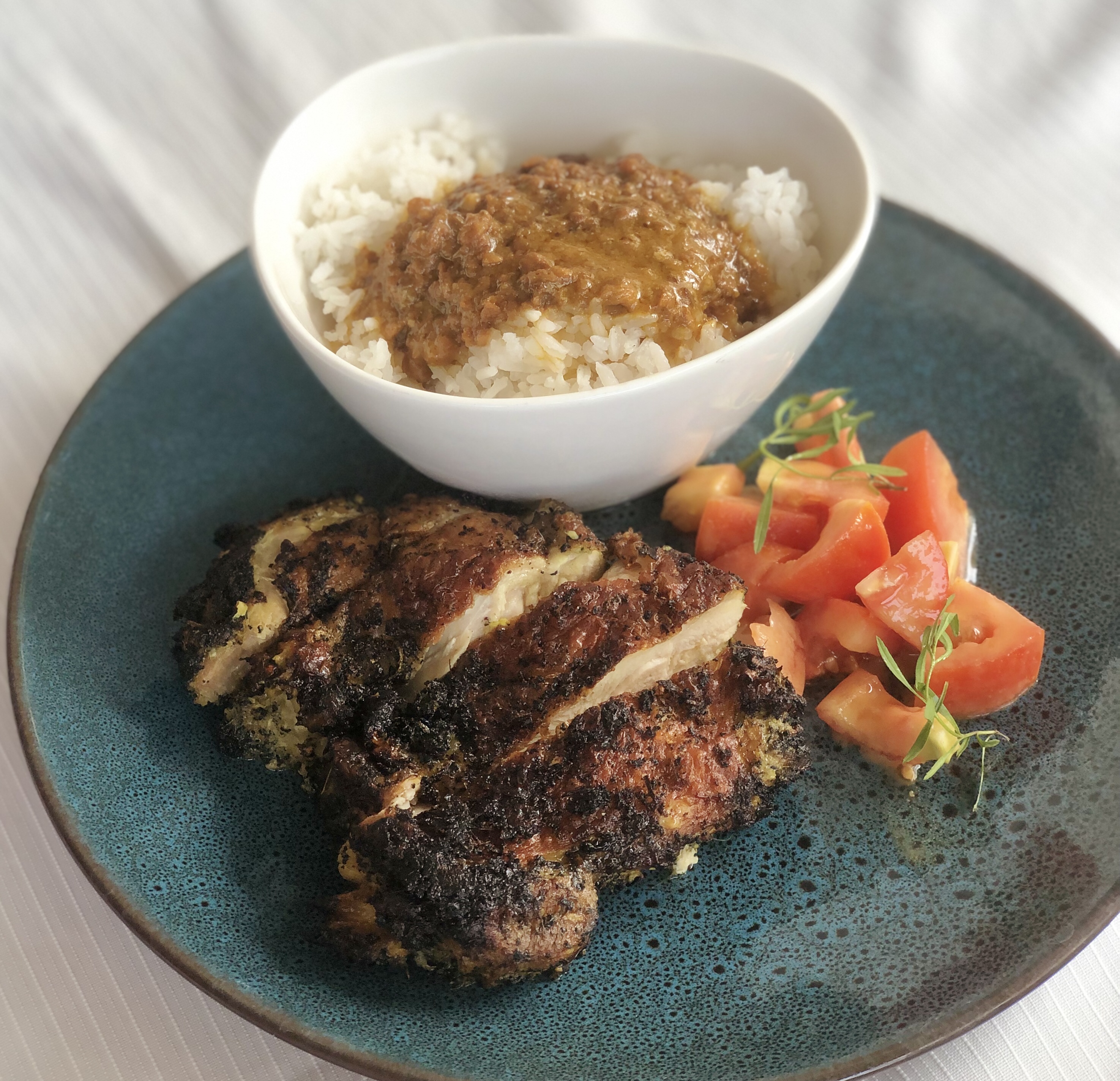 Burn Coconut Grilled Chicken